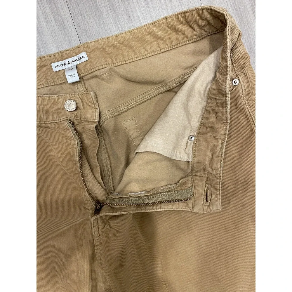 Peter Millar Corduroy Pant Men's 36 5 pocket superior soft‎ Cord Golf Casual